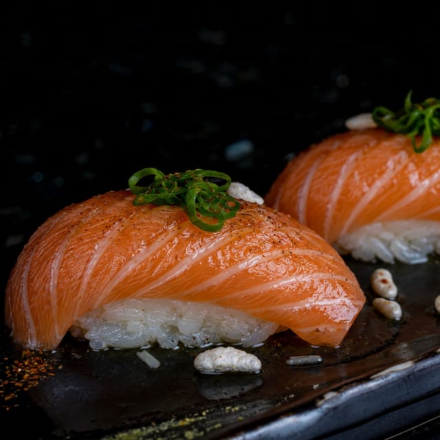 Salmon Nigiri.